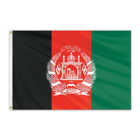 Afghanistan Outdoor Nylon Flag 3'x5'